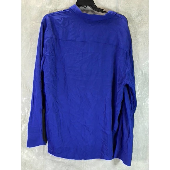 And Now This Men's Blue Regular-Fit Button-Up Long-Sleeve Shirt SZ 2XL - Picture 2 of 13